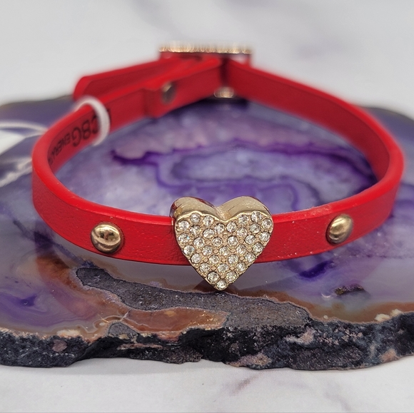 SALE 3 for $30 BCBGeneration Rhinestone Heart Bracelet - Picture 3 of 7